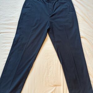 Calvin Klein Dark Blue Pinstripe Dress Pants Men 34x30